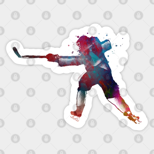 hockey player #hockey #sport Sticker by JBJart